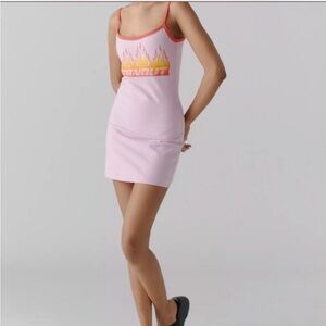URBAN OUTFITTER Burnout Flame Bodycon Mini Dress - Sz. XS